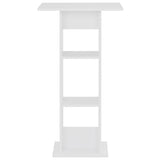 vidaXL Bartafel 60x60x110 cm blanc