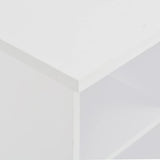 vidaXL Bartafel 60x60x110 cm blanc