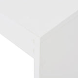 vidaXL Bar Table with Shelf 110x50x103 cm White