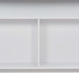 vidaXL Bartafel avec 2 plateaux de table 130x40x120 cm blanc