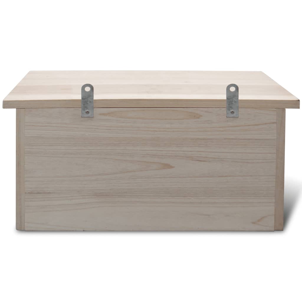 vidaXL Sparrow Houses 2 pcs 44x15.5x21.5 cm wood