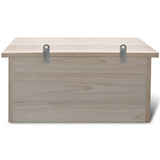 vidaXL Sparrow Houses 2 pcs 44x15.5x21.5 cm wood