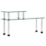 vidaXL Keukenschap 45x16x26 cm gehard glas transparent