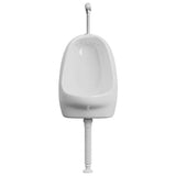 vidaXL Wall-Mounted Urinal with Flush Valve Ceramic White