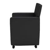 vidaXL Eetkamerstoelen 4 st art noir