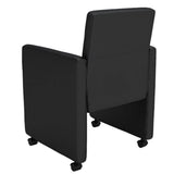 vidaXL Eetkamerstoelen 4 st art noir