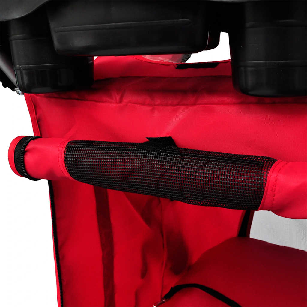 vidaXL Pet Stroller Red