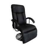 vidaXL Massage Chair Artificial Leather Black