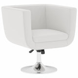 vidaXL Bar Stools 2 pcs artificial leather white
