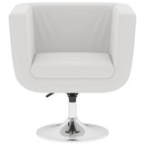 vidaXL Bar Stools 2 pcs artificial leather white