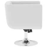 vidaXL Bar Stools 2 pcs artificial leather white