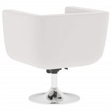 vidaXL Bar Stools 2 pcs artificial leather white