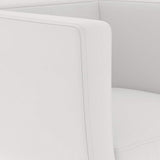 vidaXL Bar Stools 2 pcs artificial leather white