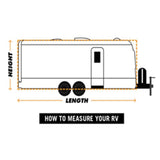 vidaXL Caravan Cover S grey