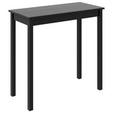 vidaXL Bar Table 115x55x107 cm MDF Black