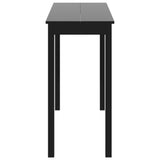 vidaXL Bar Table 115x55x107 cm MDF Black