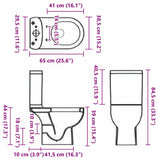 vidaXL Toilettes pour acheter de la céramique noire