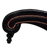 vidaXL Chaise longue kunstleer bruin