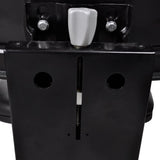 vidaXL Tractor Seat with Suspension Black