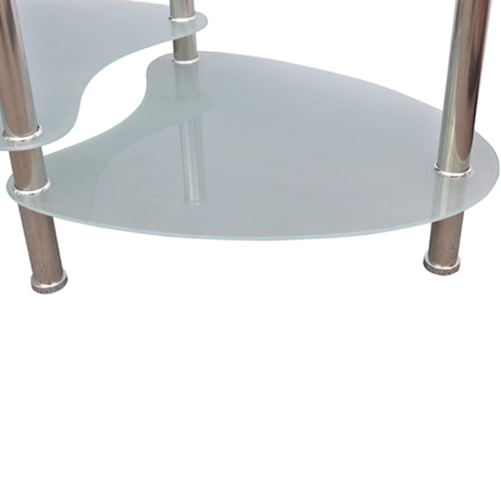 vidaXL Coffee Table with Unique Design White