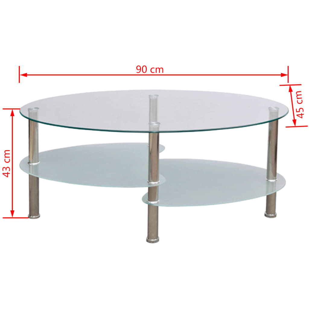 vidaXL Coffee Table with Unique Design White