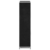 vidaXL Schoenenkast met hoes 58x28x106 stof zwart