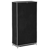 vidaXL Schoenenkast met hoes 58x28x106 stof zwart