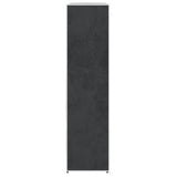 vidaXL Kledingkast met vakken en stangen 45x150x176 cm stof zwart