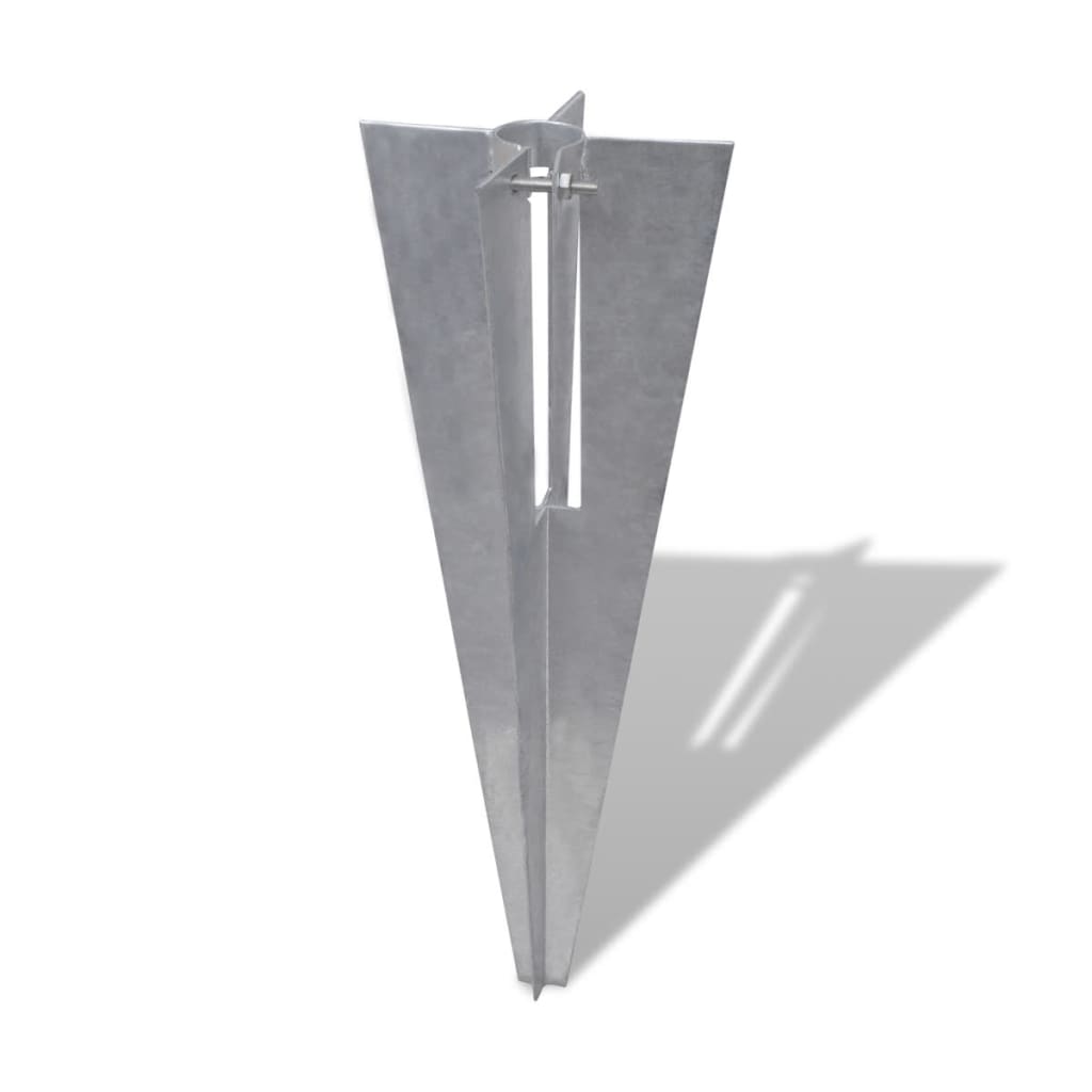 vidaXL Support Post Spikes 2 pcs Steel