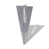 vidaXL Support Post Spikes 2 pcs Steel