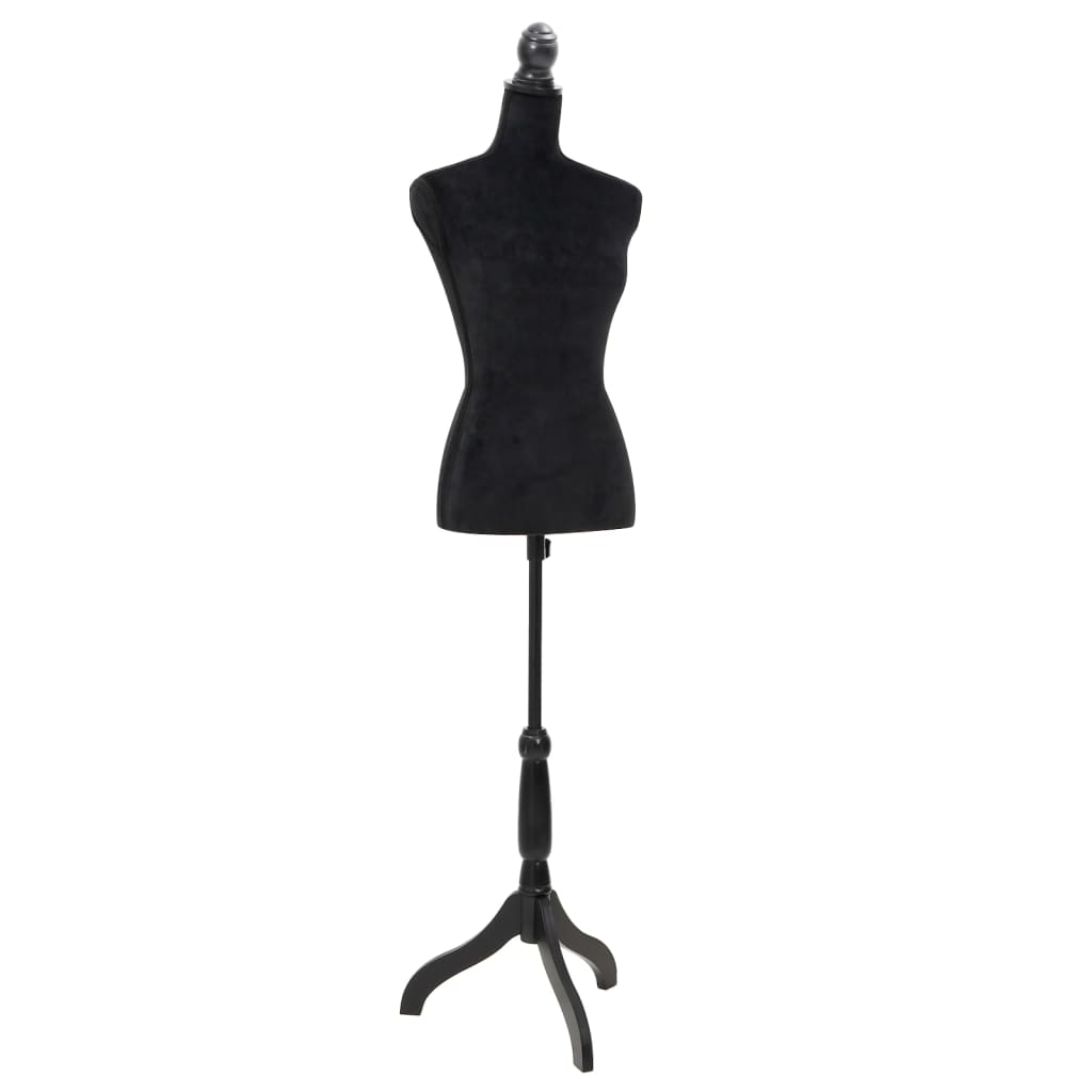 vidaXL Mannequin Torso Female Black
