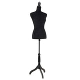 vidaXL Mannequin Torso Female Black