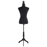 vidaXL Mannequin Torso Female Black