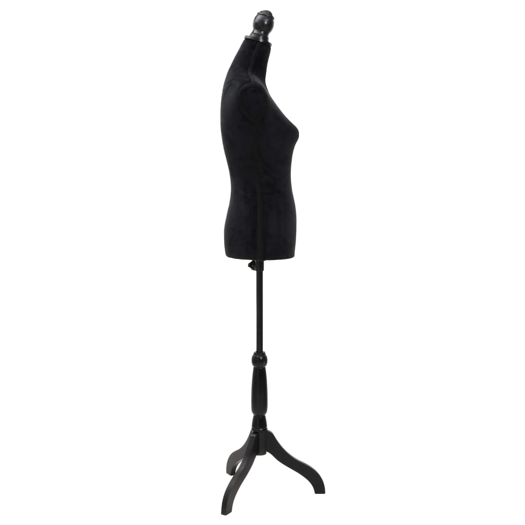 vidaXL Mannequin Torso Female Black