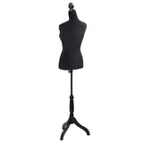 vidaXL Mannequin Torso Female Black