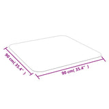 vidaXL Tapis de sol pour stratifié de tapisserie 90x90 cm