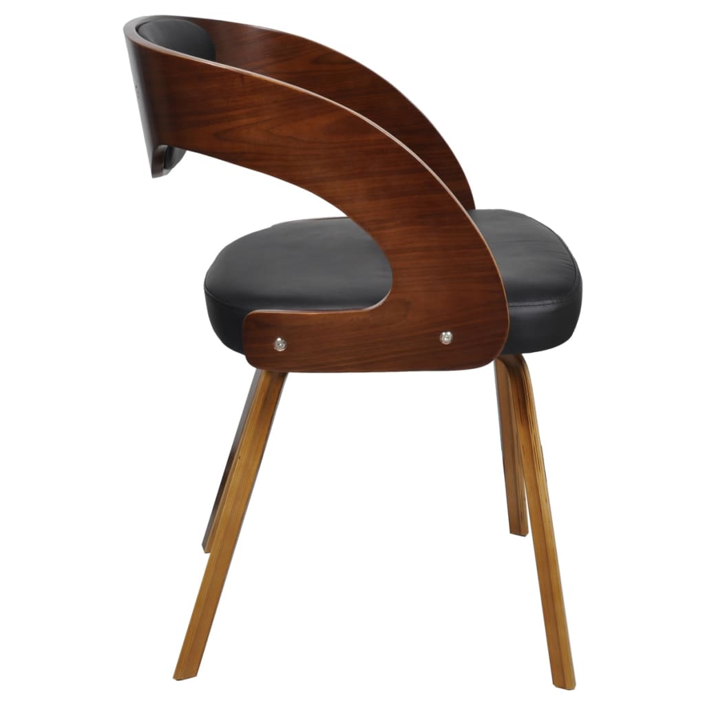 vidaXL Dining Chairs 2 pcs Faux Leather Brown