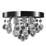 vidaXL Ceiling lamp chandelier design crystal chrome