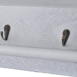 vidaXL Wall Shelf 60x23.5x33 cm Paulownia Wood White