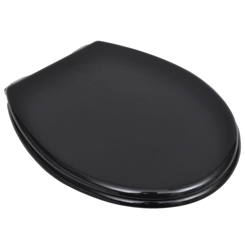 vidaXL Toilet Seat Soft Close Simple Design MDF White