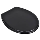 vidaXL Toilet Seat Soft Close Simple Design MDF White