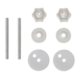 vidaXL Toilet Seat Soft Close Simple Design MDF White