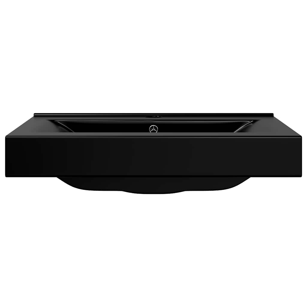vidaXL Ceramic Rectangular Wash Basin 60x46 cm with Faucet Hole White