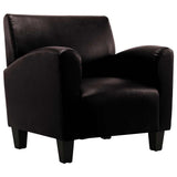vidaXL Armchair faux leather dark brown