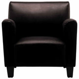 vidaXL Armchair faux leather dark brown