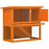 vidaXL Outdoor Rabbit Hutch with 1 Door Wood