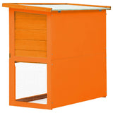 vidaXL Outdoor Rabbit Hutch with 1 Door Wood