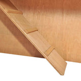 vidaXL Outdoor Rabbit Hutch with 3 Doors Wood