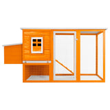 vidaXL Chicken Coop with Roosting House Wood