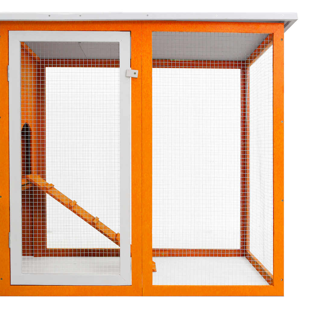 vidaXL Chicken Coop with Roosting House Wood